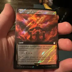 Dragonskull Summit (Surge Foil) (R) 0789 - MTG Universes Beyond: Fallout (PIP) - Image 1