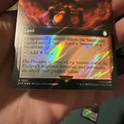 Dragonskull Summit (Surge Foil) (R) 0789 - MTG Universes Beyond: Fallout (PIP) - Image 2