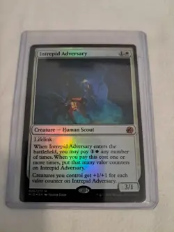 Intrepid Adversary | Foil Mythic | MID 025 | NM | MTG Midnight Hunt - Image 1