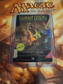 MTG Secret Lair Rampant Growth Foil - Now on VHS Borderless NM - MTG - Image 1