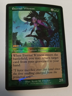 MTG Eternal Witness (12/30) 30th Anniversary Play Promos NM FOIL - Image 1