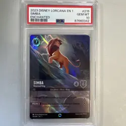 Simba Returned King Enchanted First Chapter Psa 10 - Image 1