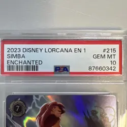 Simba Returned King Enchanted First Chapter Psa 10 - Image 2