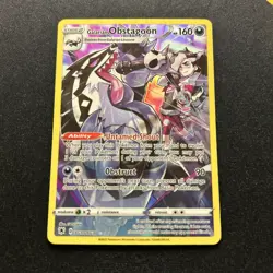 Galarian Obstagoon TG10 NM -Trainer Gallery Pokemon Card- Astral Radiance (6s) - Image 1