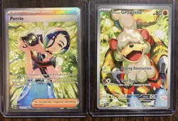 Pokemon TCG - Perrin SIR 220 and Growlithe IR 181 - Twilight Masquerade - NM! - Image 1