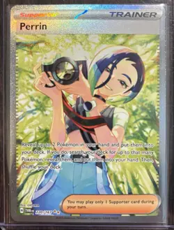 Pokemon TCG - Perrin SIR 220 and Growlithe IR 181 - Twilight Masquerade - NM! - Image 2
