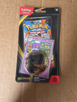 Pokemon Mega Evolution Factory Sealed Blister Booster Pack Drifblim w/ Coin - Image 1
