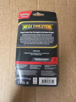 Pokemon Mega Evolution Factory Sealed Blister Booster Pack Drifblim w/ Coin - Image 2