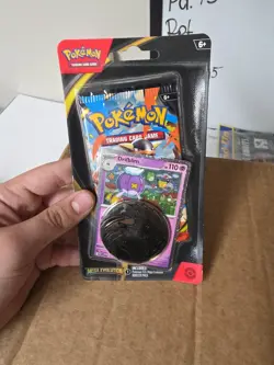 Pokemon Mega Evolution Factory Sealed Blister Booster Pack Drifblim w/ Coin - Image 3