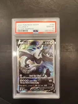 Pokemon Lugia V Silver Tempest Full Alt Art #186 PSA 10 Gem Mint - Image 1