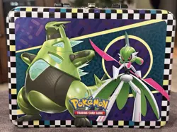 Empty 2024 Pokemon Lunchbox Collector Chest Back-to-School TIN Tyranitar - Image 1