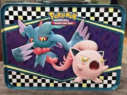 Empty 2024 Pokemon Lunchbox Collector Chest Back-to-School TIN Tyranitar - Image 2