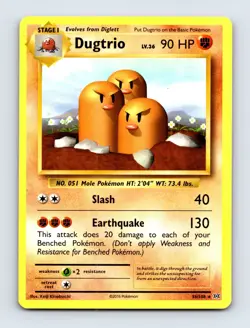 Dugtrio 56/108 XY - Evolutions 2016 Pokemon TCG 56/108 NM/LP - Image 1