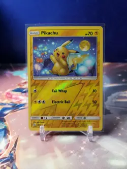 Pikachu Sun & Moon Unified Minds Reverse Holo 56/236 Pokemon TCG - Image 1