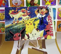 Pokemon Vintage Pocket Monsters Vending HOLO Prism Sticker 1999 Bandai Nintendo - Image 2