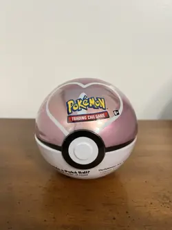 Pokemon TCG Love Ball Tin J21 - Spring 2022 - 3 Booster Packs NEW FACTORY SEALED - Image 1