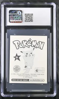 1998 Pokemon Merlin Series 1 Beedrill Holographic #S5 CGC 10 GEM MINT - Image 2