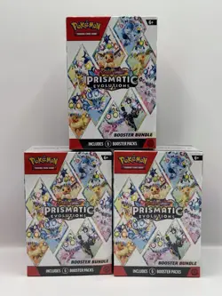 Pokemon - TCG Prismatic Evolutions Booster Bundle - New Factory Sealed- All 3 - Image 1