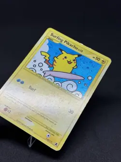 Pokemon Surfing Pikachu 114/111 Rising Rivals Secret Rare Holo - Image 2