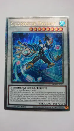 ENIGMASTER PACKBIT PHNI-EN042 QUARTER CENTURY SECRET 1st EDITION YUGIOH *NM* - Image 1