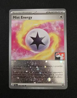 Mist Energy Holo Pokemon Prize Pack Series 5 Promo Pokemon Card NM/LP Play Stamp - Image 1
