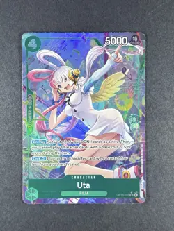 Uta (Alt Art) OP13-023 SR Carrying on His Will - ONE PIECE Card Game ENGLISH - Image 1