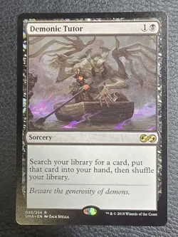 Demonic Tutor Ultimate Masters Regular MTG NM Magic Card - Image 1