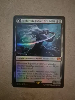 Magic the Gathering Final Fantasy Sephiroth Fabled Soldier #115 Mythic Card - Image 1