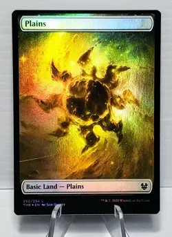 X 1 Plains MTG card (Theros Beyond Death) Mint, Foil MTG The Gathering - Image 1