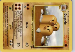 Pokemon Card Dugtrio Base Set 2 23/130 Non Holo Rare WOTC Trading Card TCG - Image 5