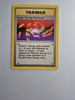 Pokemon TCG Super Energy Removal Base Set, Unlimited Rare Card - Image 3