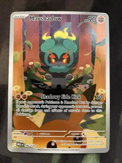 Marshadow 146/132 Mega Evolution Illustration Rare Pokemon Card Full Art - Image 1