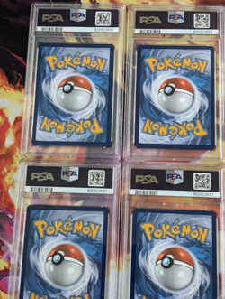 4x SEQUENTIAL PSA 8'S - Numel Spinarak Bidoof Reverse Holo Peelable Ditto Cards - Image 2