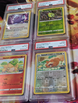 4x SEQUENTIAL PSA 8'S - Numel Spinarak Bidoof Reverse Holo Peelable Ditto Cards - Image 5