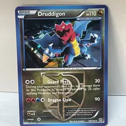 Pokemon 2012 Druddigon B&W Plasma Storm 94/135 Cracked Ice Holo Rare Card (LP) - Image 1