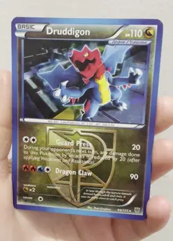 Pokemon 2012 Druddigon B&W Plasma Storm 94/135 Cracked Ice Holo Rare Card (LP) - Image 2