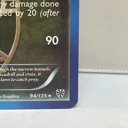 Pokemon 2012 Druddigon B&W Plasma Storm 94/135 Cracked Ice Holo Rare Card (LP) - Image 4