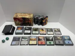 Magic The Gathering Card Lot 207 Cards Over 50 Card Sleeves Two Die READ - Image 2