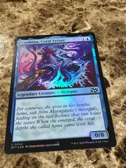 CAELORNA, CORAL TYRANT Magic MTG Aetherdrift Foil - Image 1