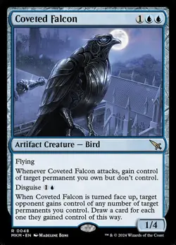 1x Coveted Falcon NM Eng MTG - Murders Karlov Manor - Image 1