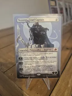 Tezzeret Cruel Captain Mythic 0287 Borderless Edge of Eternities MTG - Image 1