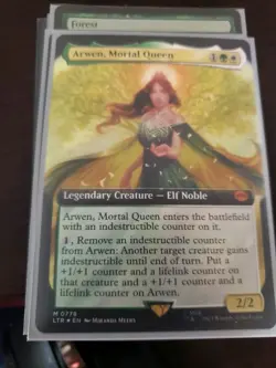 Arwen, Mortal Queen - Surge Foil Extended Art LTR NM MTG - Image 1