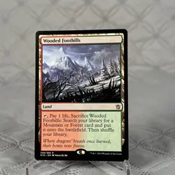 Magic The Gathering MTG Wooded Foothills Khans of Tarkir Regular 249 LP - Image 1
