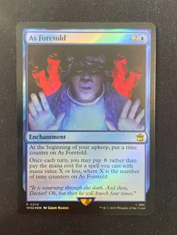 As Foretold (FOIL) Doctor Who MAGIC/MTG - Image 1