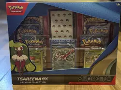 NEW Pokemon TCG Scarlet & Violet Tsareena ex Premium Collection Box Sealed - Image 1