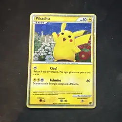 Pokemon Pikachu 2010 World Collection Italian PW Promo VLP - Image 1