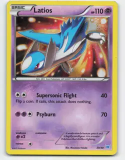 2015 Pokemon, XY Trainer Kit: Latios, #30/30 Latios, Holo - Image 1
