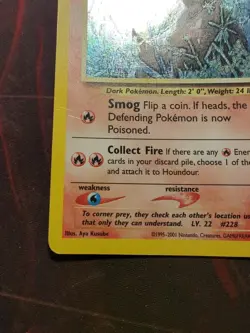 Pokemon TCG - Houndour 5/75 Holo Unlimited - Neo Discovery (2001) - Image 4