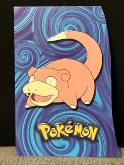 2001 Topps Pokemon Topps Johto League Champions Die Cut Embossed #13 Slowpoke - Image 1