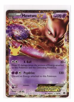 Mewtwo EX 54/99 Holo Celebrations: Classic Collection Pokemon NM - Image 1